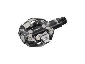 LOOK X-TRACK Pedals - Dual Sided Clipless, Chromoly, 9/16", Gray