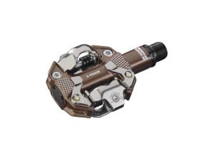 LOOK X-TRACK Pedals - Dual Sided Clipless, Chromoly,  9/16", Gravel Edition